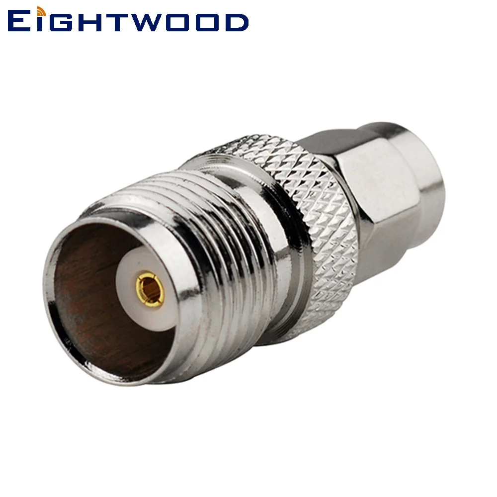 

Eightwood 5PCS RP-SMA to TNC RF Coaxial Adapter Revised RP-SMA Plug Female to TNC Jack Female Connector Straight