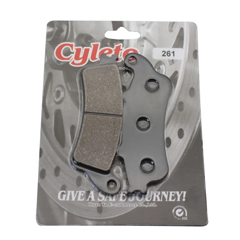 Cyleto Motorcycle Front Brake Pads for HONDA FJS400 06-09 FJS600 FJS 600 Silver wing 2001-2009 GL 1800 GL1800 Goldwing 2001-2013