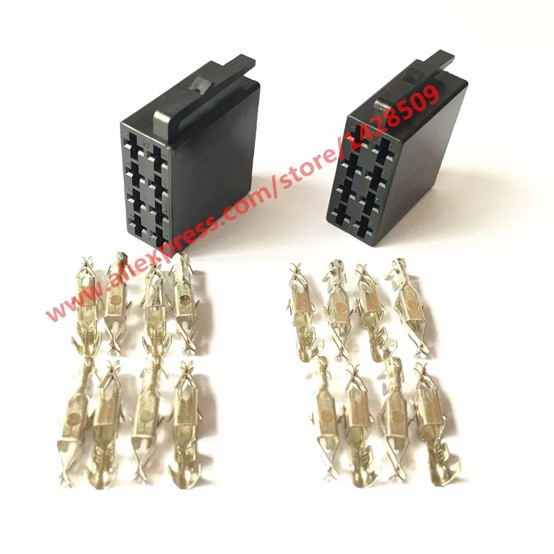 10 Sets Universal Car Radio ISO Connector Female 10487 Car Radio Connector Adaptor Plug Use For Wire Harness