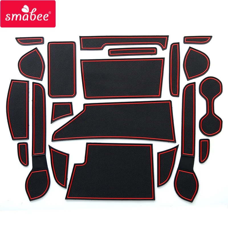 

SMABEE Door Groove Mat For NISSAN NOTE E-POWER NISMO (E12/HE12/NE12) Gate Slot Mats Interior Accessories Door Pad Cup Non-Slip