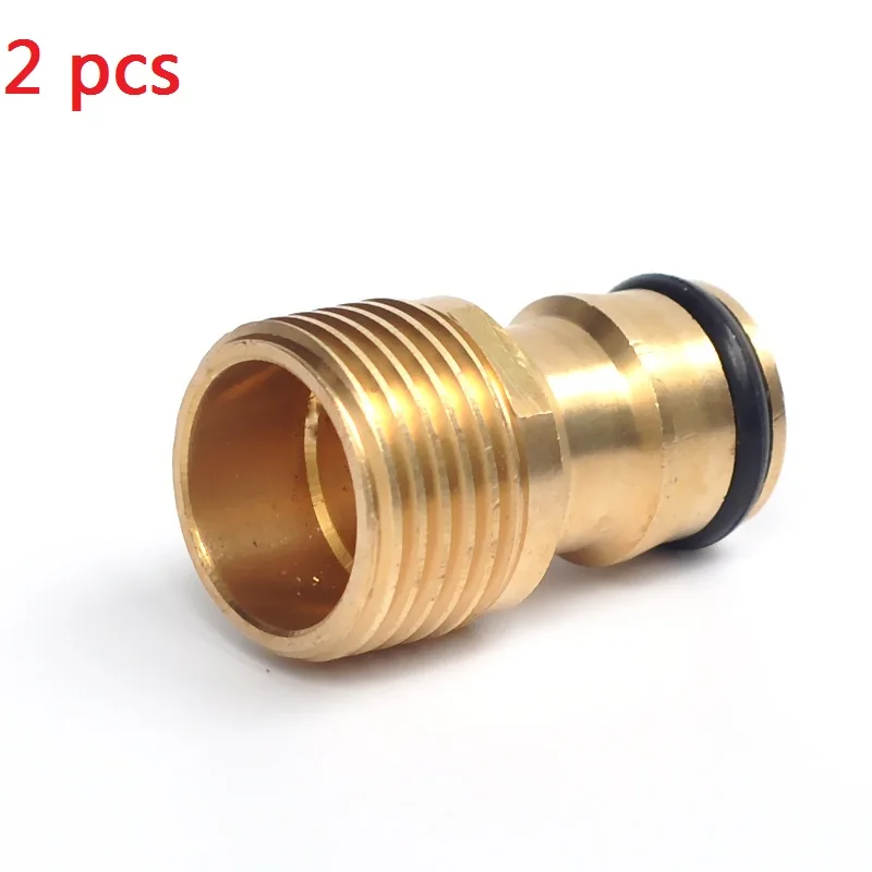 

2pcs 1/2" Diameter Male Threaded Tap Connector Brass Hose Adapter free shipping