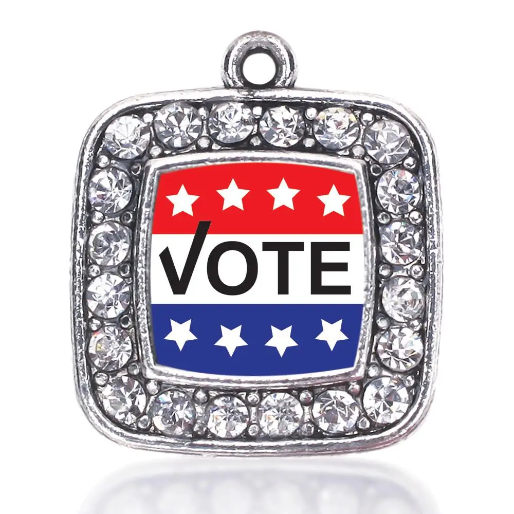 VOTE TODAY SQUARE CHARM  FOR JEWELRY