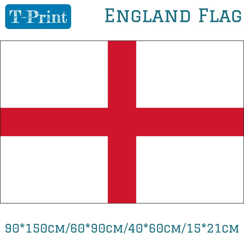 90*150cm/60*90cm/40*60cm/15*21cm England Flag 5*3 FT For EuroCup Event Office Home decoration