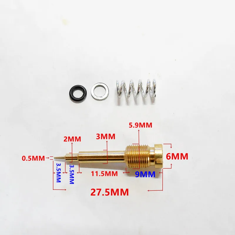 (1set $ 16)HMHonda VLX 400/600 Steed 400/600 Motorbike NV400CC carburetor repair kit Kit With plunger and float assembly