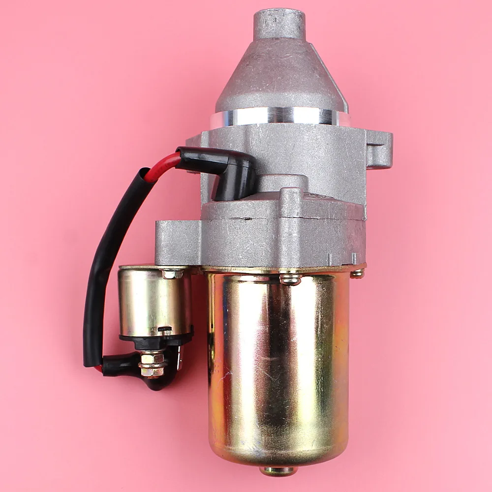 Starter Motor with Solenoid For Honda GX340 GX390 11HP 13HP GX 340 390 188F 190F 4 Stroke Lawn Mower Engine Part