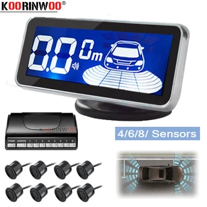 Koorinwooo LED Monitor Bãi đỗ xe điện từ 8 Car Parktonic Front Park 6 Cảm biến điện từ chính - 5