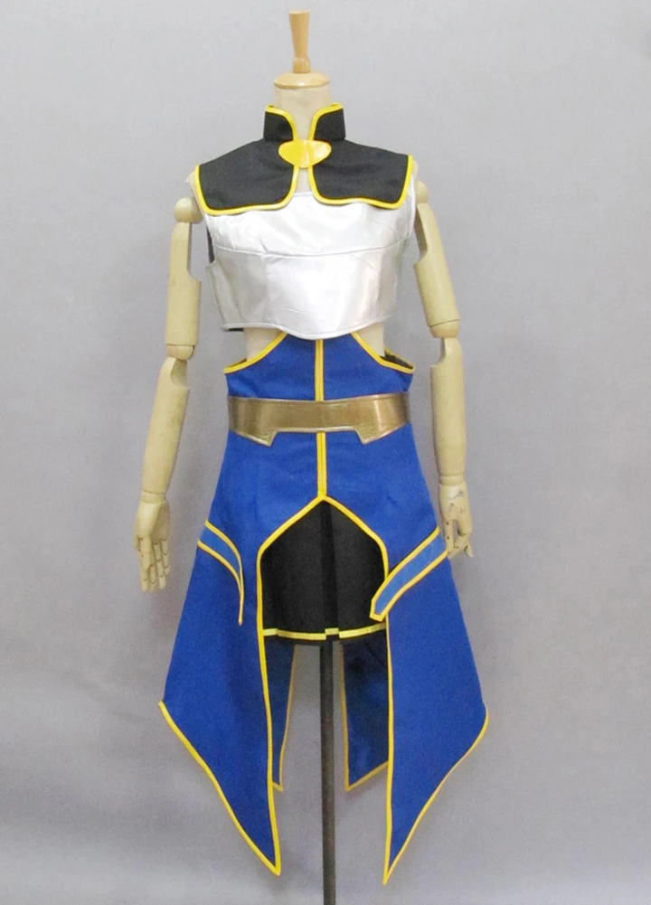 Costume de Cosplay en silice bleu, épée d'art en ligne 2, sur mesure, toutes tailles