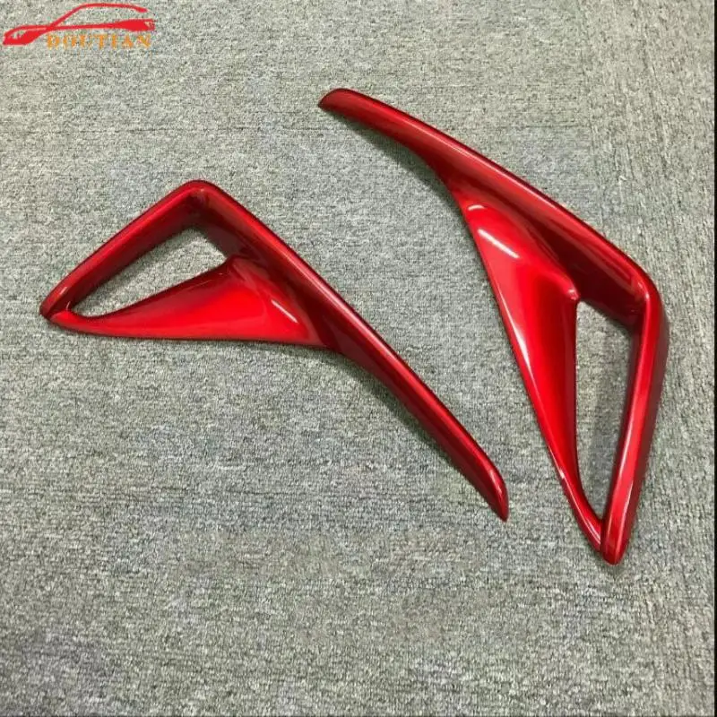 

For Car Sticker Accessories Toyota C-Hr 2017 Abs Chrome Rear Fog Light Lamp Cover Foglights Red Color Styling s Stickers