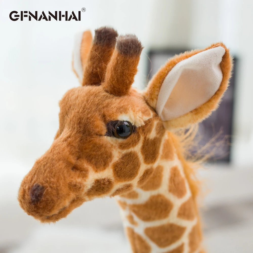 1pc 100/120cm Formato Gigante di Simulazione Carino Giraffa peluche Farcito Molle Animale Bambole per I Bambini Complementi Arredo Casa regalo di compleanno