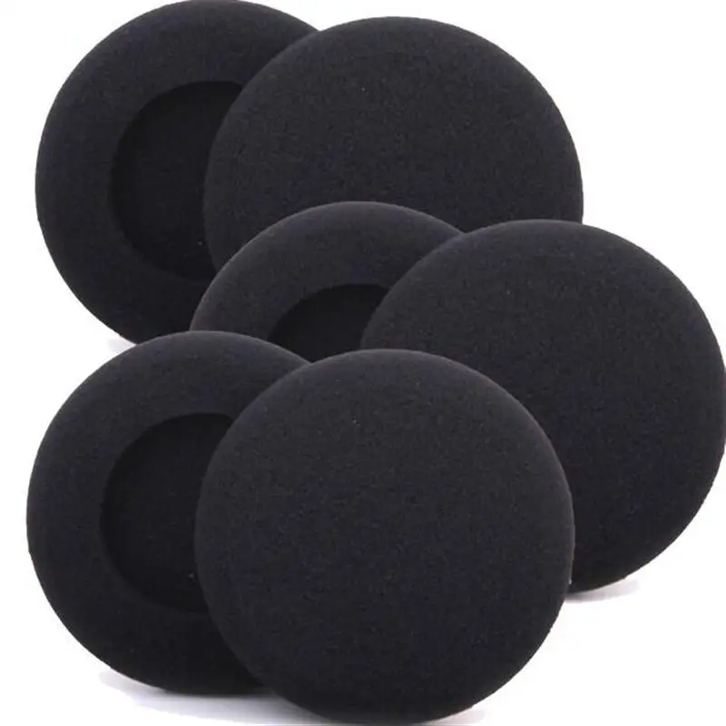 Almohadillas de espuma para auriculares, almohadillas para los oídos de 5cm para PX100 PX200 PX80 PC131 KOSS PP K420, paquete de 100, 50mm / 2"