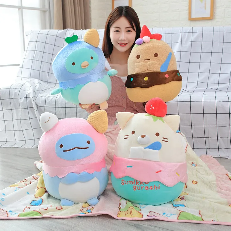 45 centimetri di Animazione Giapponese Sumikko Gurashi Peluche Angolo Bio Cuscino Coperta Morbida Animale Del Fumetto Bambola Del Capretto Di