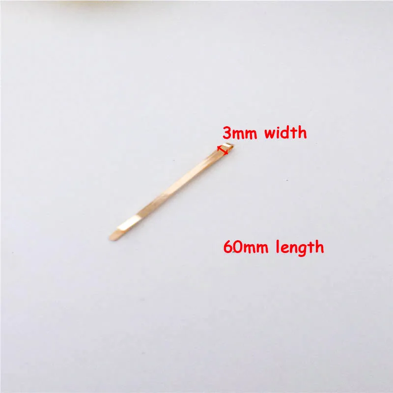 10Pcs KC Gold Color Hairclips Setting 60/83cm Hairpin Blank Base for DIY Jewelry Making Handmade Pearl Hair Clips Accessories