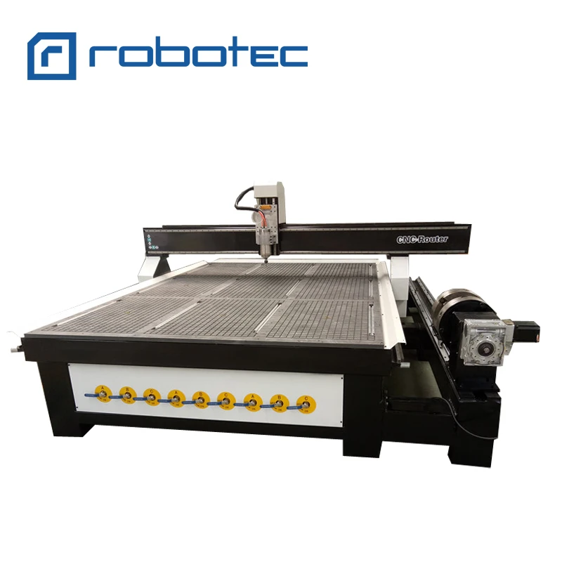 3D CNC Large Table Wood Router 2030 With  4 Axis /Automatic  Milling Cutter  Application For Wooden Furniture TBI Ball Screw