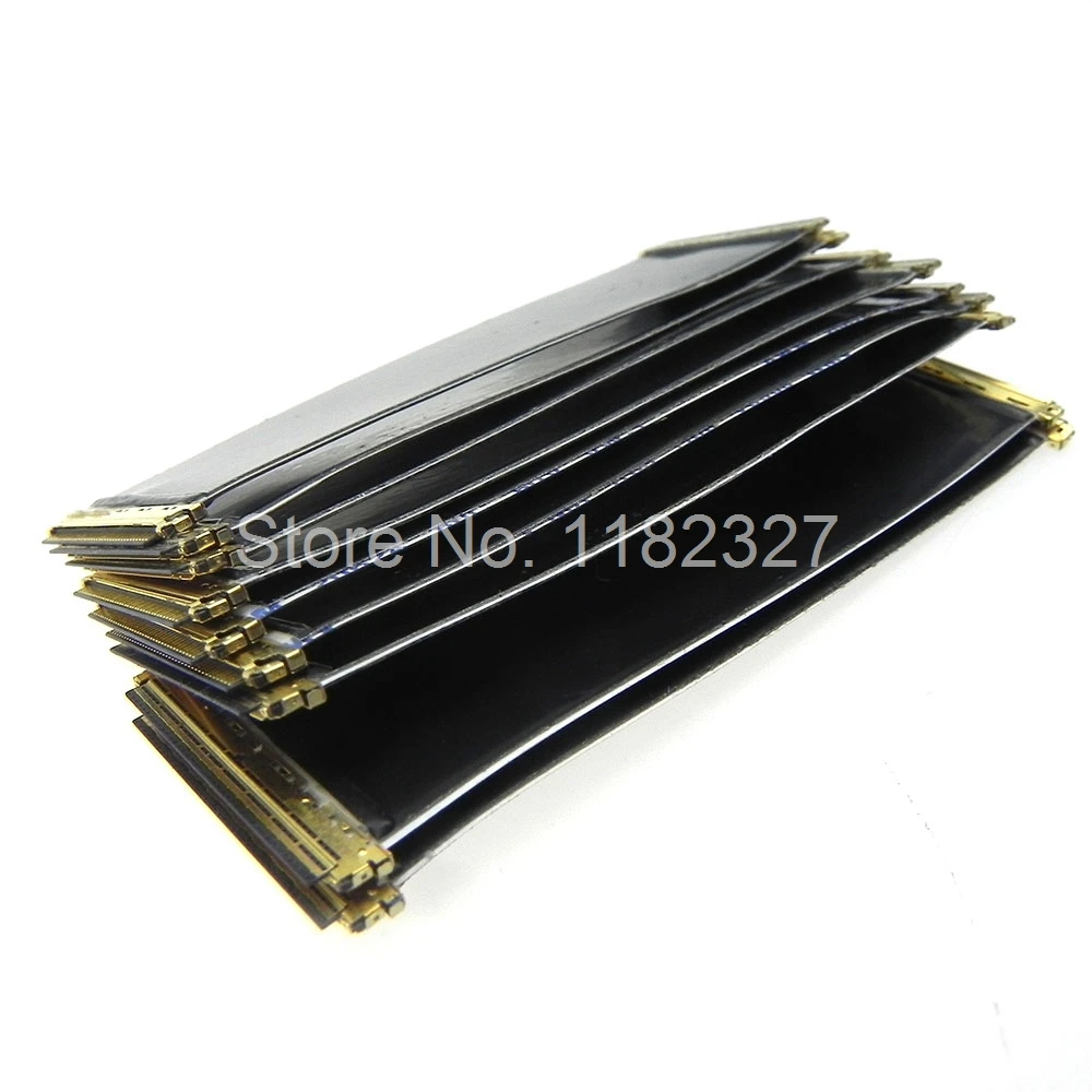 

5pcs/lot Flexible FFC Cable for LCD diaplay two end with I-PEX 20453-040T connector Electromagnet film shield 70mm length