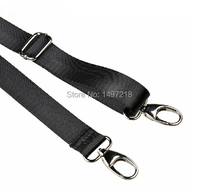 Free shipping 3.8*150cm shoulder bag accessories taping Nylon Strap webbing belt with Double hanger hook for bags