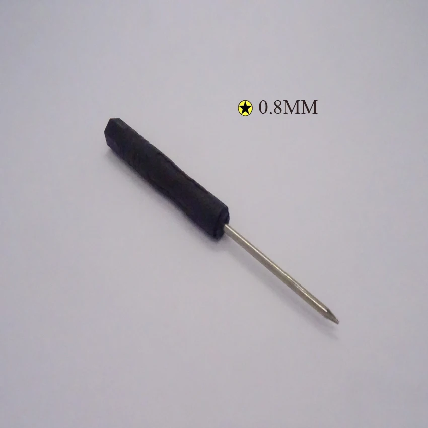 30PC/set wholesale 0.8MM screwdriver head Small star-shape screwdriver for repairing Iphone