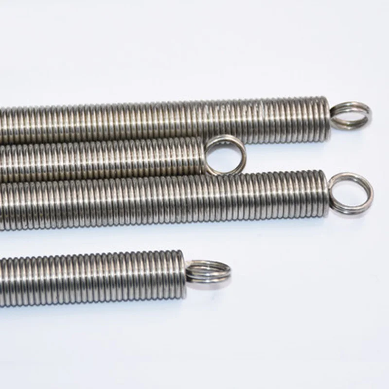 

1pcs 2.0mm Wire diameter tension spring linear stainless steel small tension springs 14mm outside diameter 50mm-100mm length