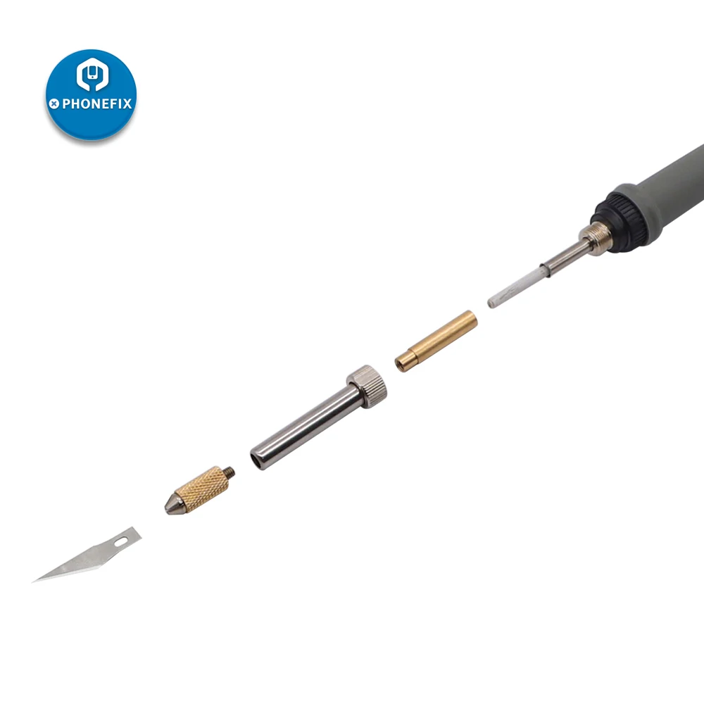 universal 936 Electric Soldering Iron Heating scraper holder blade for iphone Phone Glass back cover UV Glue removal Tool