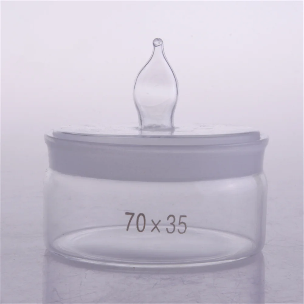 2pcs/lot Multiple Diameter x Height Lab Glass Weighting Bottle with Ground Glass Stopper Lab Supplies