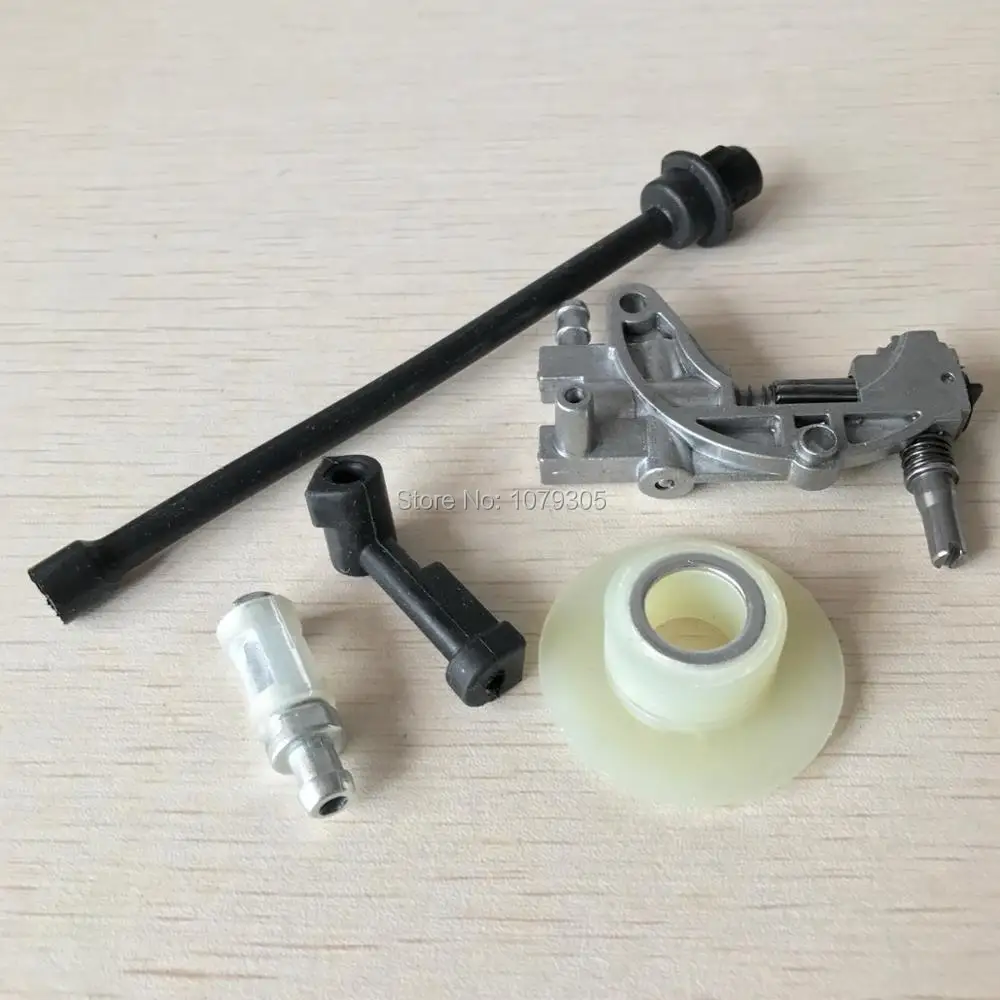 Imagem -03 - Linha da Mangueira do Filtro da Bomba de Óleo Worm Kit para o Chinês 45cc 52cc 58cc 4500 5200 5800 Motosserra Peças Reposição