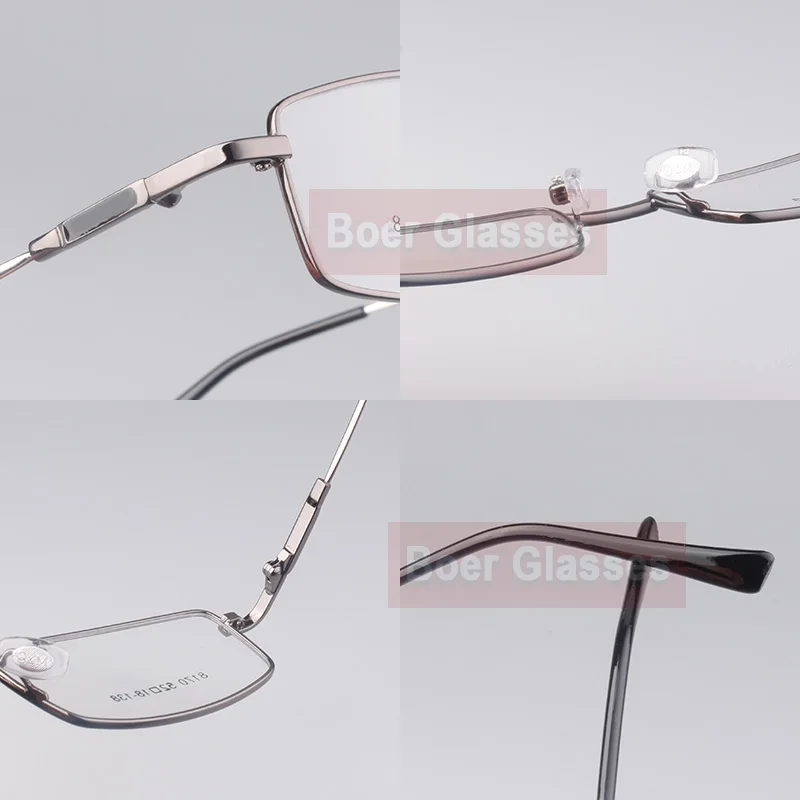 Memory Titanium Male Eyeglasses Men Frames Full Rim Eye Glasses Myopia Spectacle Optical Prescription Eyewear 8170
