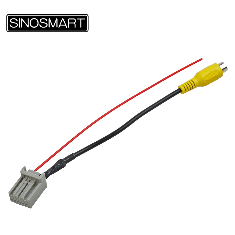 SINOSMART C12 12-PIN Reversing Camera Connection Harness for Honda Civic GHAC 2019 OEM Monitor without Damaging Car Wiring