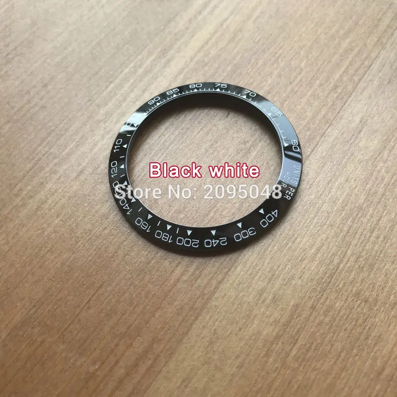 38.5*30.5mm high quality ceramic bezel insert loop for Rolex RlX Cosmograph Daytona watch 116500 replacement parts tools