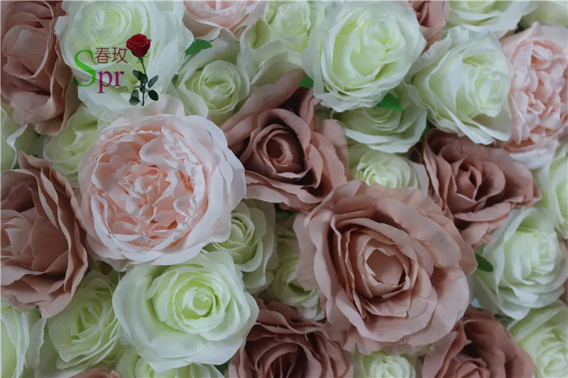 SPR new design 10pcs/lot high quality 3D London flower wall wedding backdrop artificial rose hydrangea flower arrangements