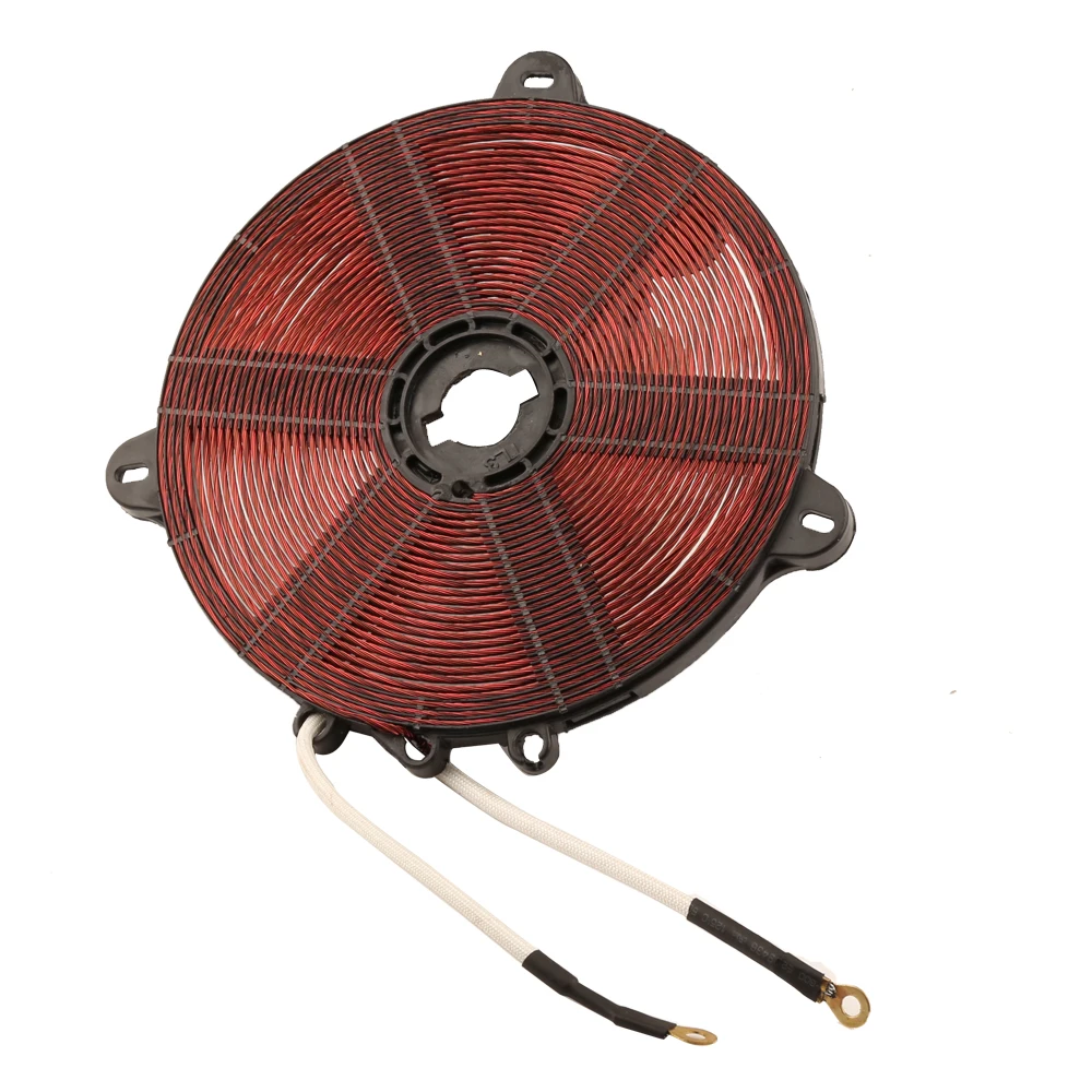 TL3 1300W 155mm Coil Inductor Heater - Heating Coil Enamelled Aluminium Wire Panel Accessory for Induction Cooker