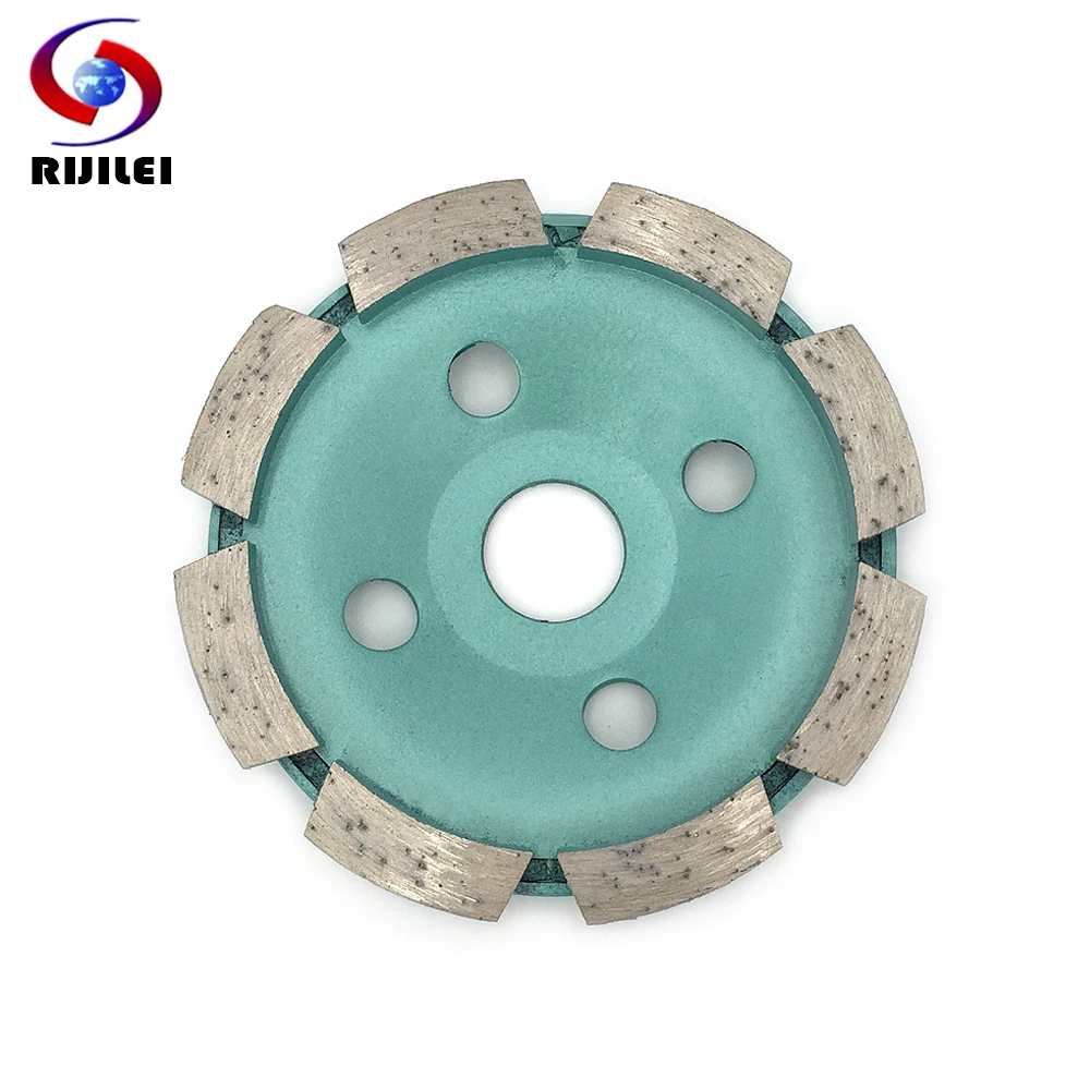 

RIJILEI 100mm Diamond Grinding Wheel Disc Bowl Shape 4Inch Grinding Cup For Concrete Floor Marble Diamond Polishing Pads HC09