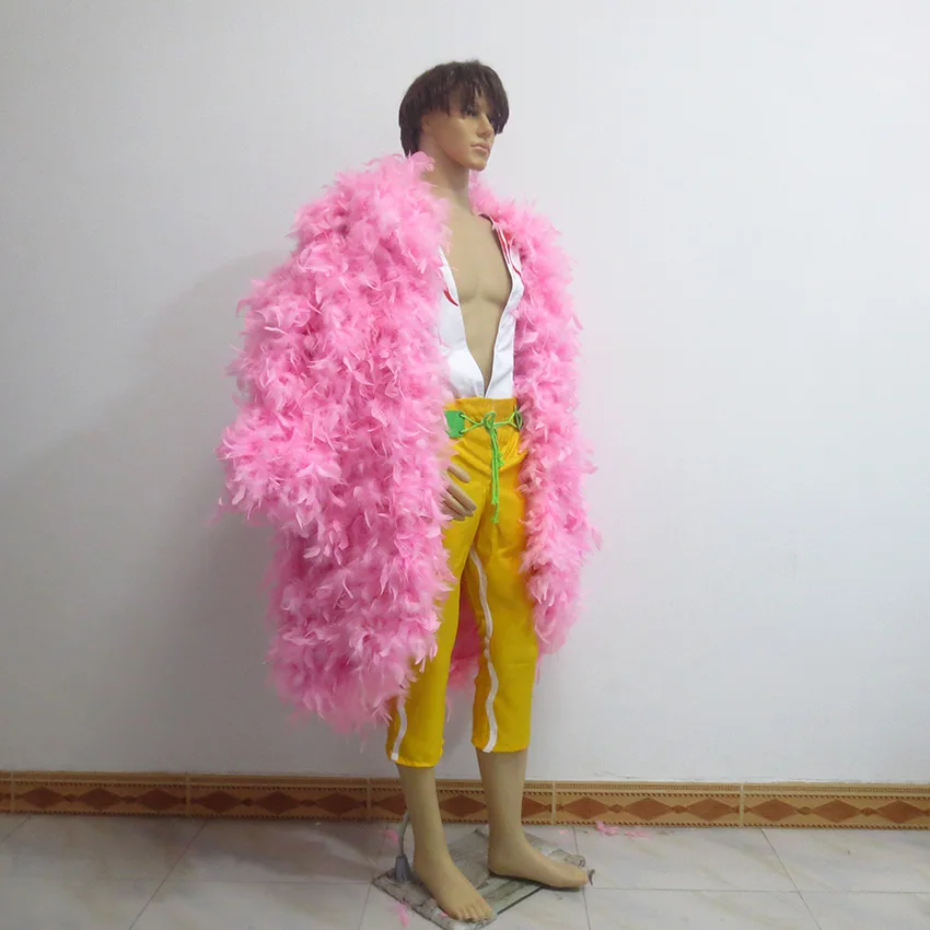 Joker Donquixote Doflamingo Cos Christmas Party Halloween Uniform Outfit Cosplay Costume Customize Any Size