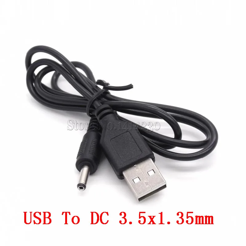 USB to DC Plug 3.5mm*1.35mm Power Converter Cable Cord USB3.5*1.35 DC Jack Length 60cm