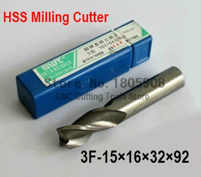 O Envio gratuito de 2 pçs/set 15 MM 3 Flauta HSS & Alumínio End Bit Moinho Cortador CNC Máquinas de Moagem de ferramentas De Corte. Lathe ferramenta