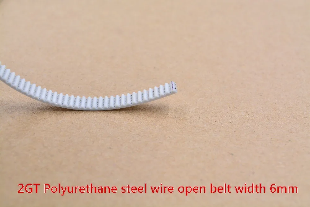 

1PCS 3d printer belt Polyurethane steel wire open ended belt timing belt 2GT width 6mm 9mm 10mm 15mm belt linear motion