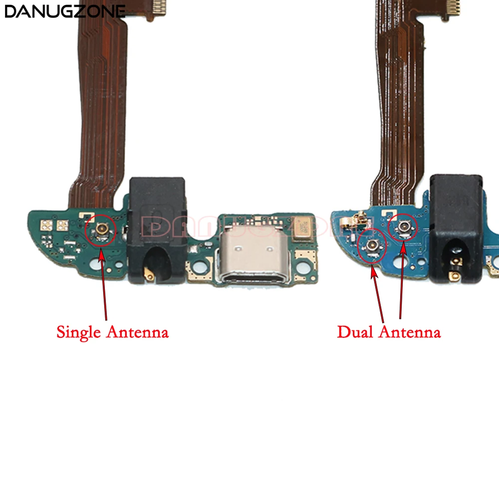 USB Charging Port Connector Charge Dock Socket Plug Flex Cable With Microphone + Audio Earphone Jack For HTC One M8 E8