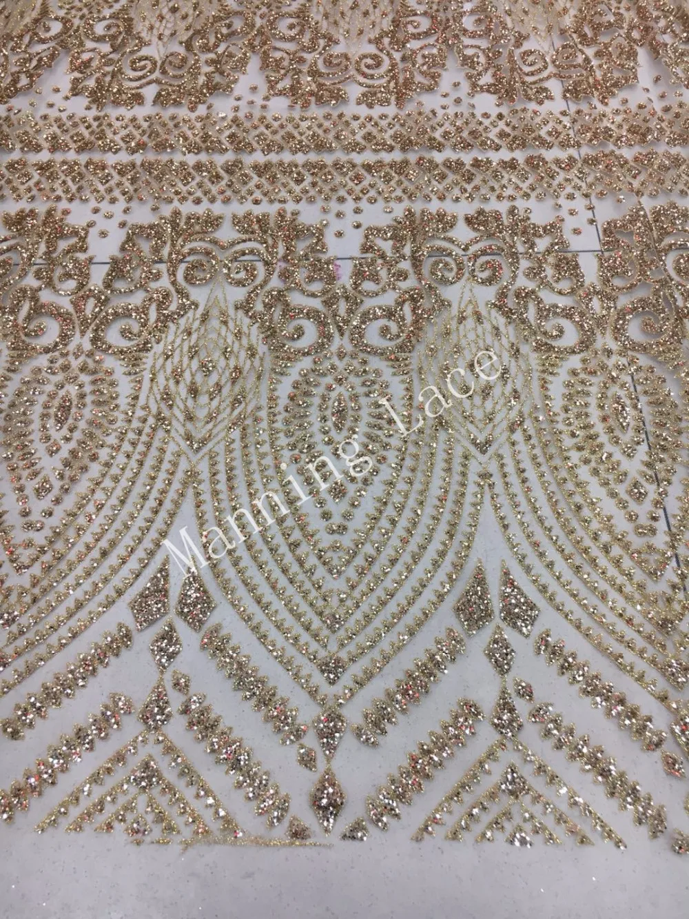 

Latest design embroidery lace special flash material suitable for wedding dress/Evening Dress/performance clothing fabric H-528