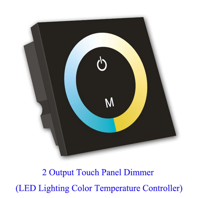 10pcs/lot DC 12-24V Touch Panel Dimming Color Temperature Controller For LED Strip / Lights