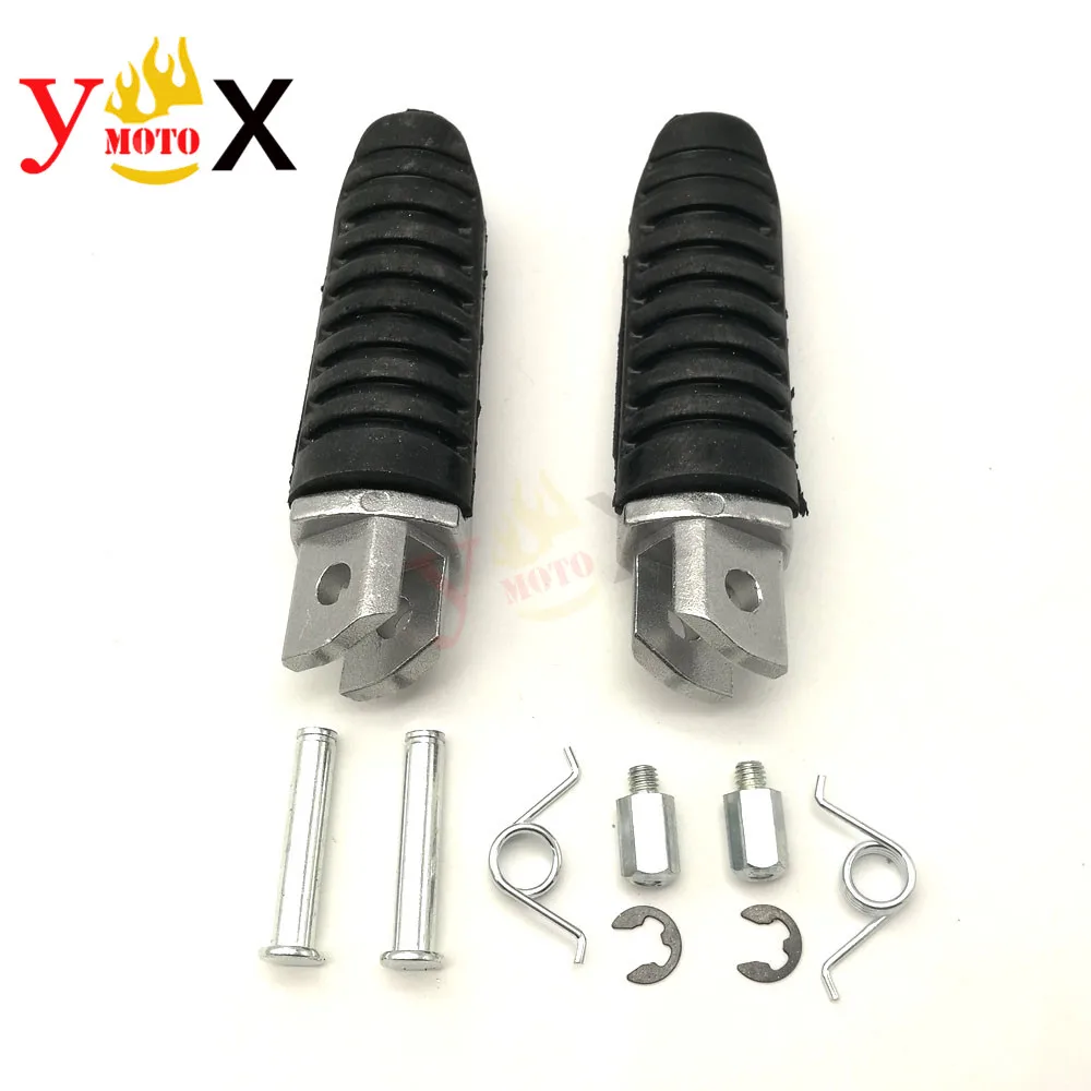 Motorcycle Front Foot Rest Foot Pegs For SUZUKI Hayabusa GSX1300R GSXR1300 SV650 SV1000 TL1000 GSR400 GSR600 GSR750 Bandit 1250S