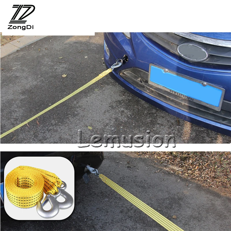 

1X Car Trailer Rope 3 Tons 3 Meters for Seat Leon Ford Focus 2 3 Fiesta Kuga Ranger Ecosport Chevrolet Cruze Lacetti Aveo