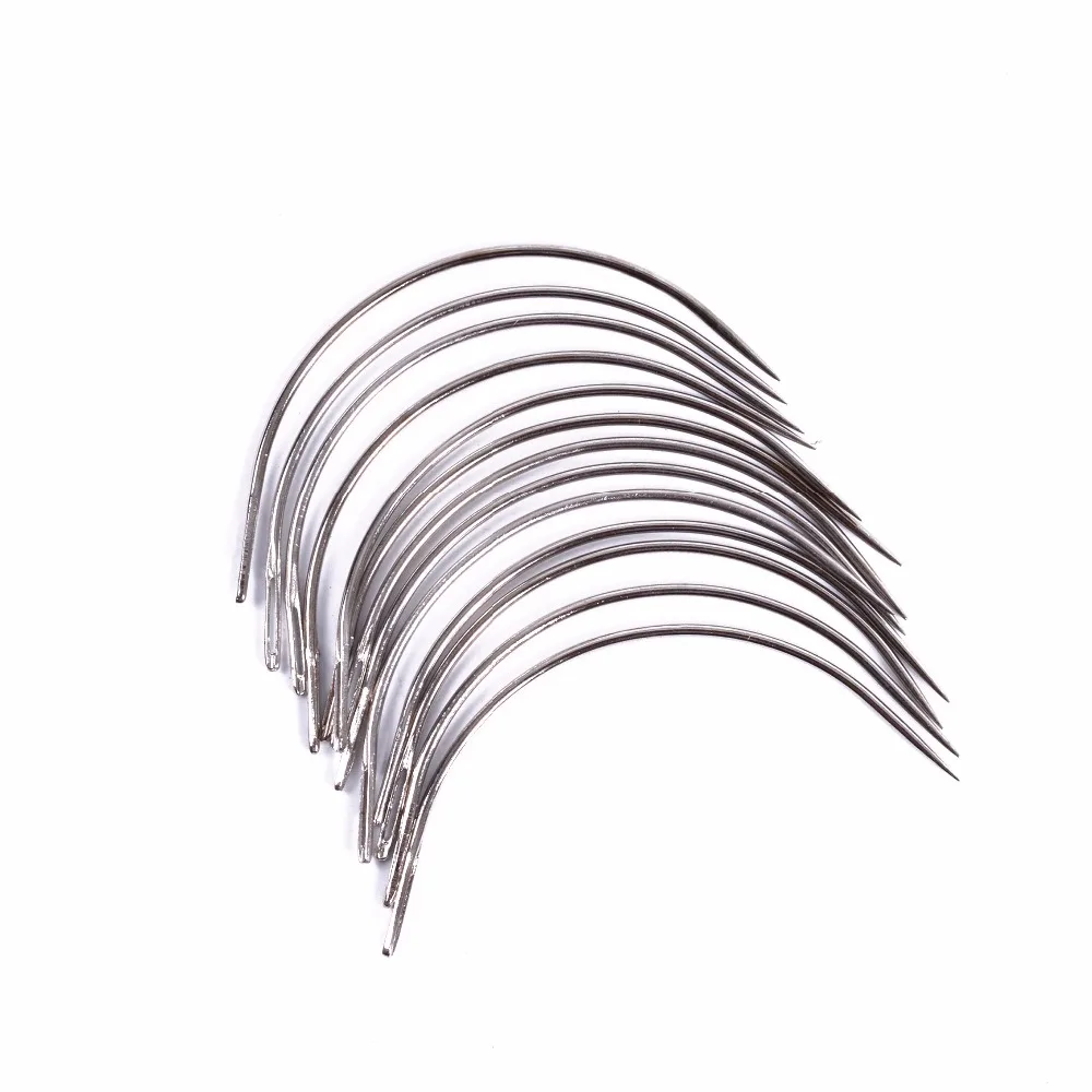 6cm Hair Weaving Needles 144 Units Curved Sewing Needles 60mm C Shape Weaving Needles Wholesale