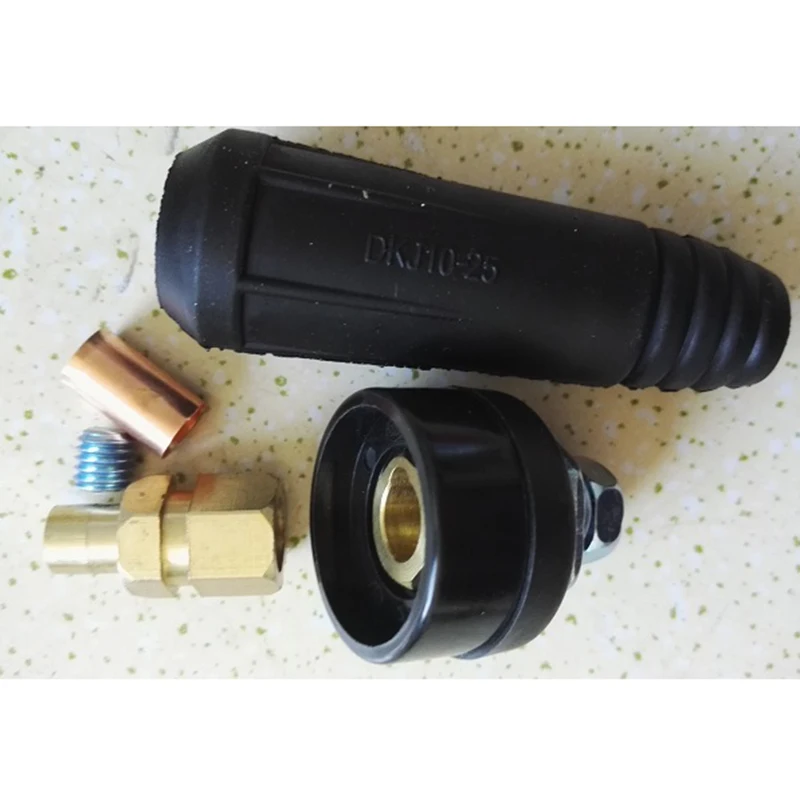 DKJ10-25 DKJ35-50 European Quick Fitting Cable Quick Connector Plug Socket Pure Copper Spot Welder Welding Machine Accessories