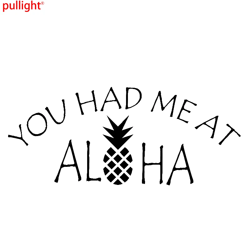 LARGE Had Me At Aloha Funny Car Window JDM Vinyl Decal Sticker