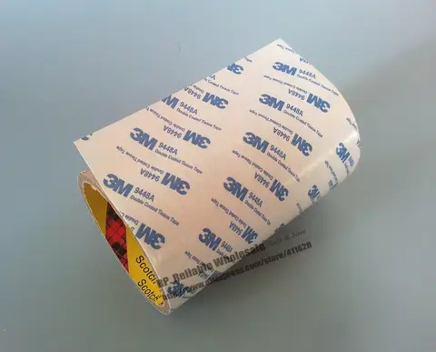 Original 3M Scotch svart stark dubbelhäftande tejp för iPhone Samsung HTC Huawei Surfplatta pekskärm, LCD-skärm, ram 6 best sales Scotch dubbelsidig - №2