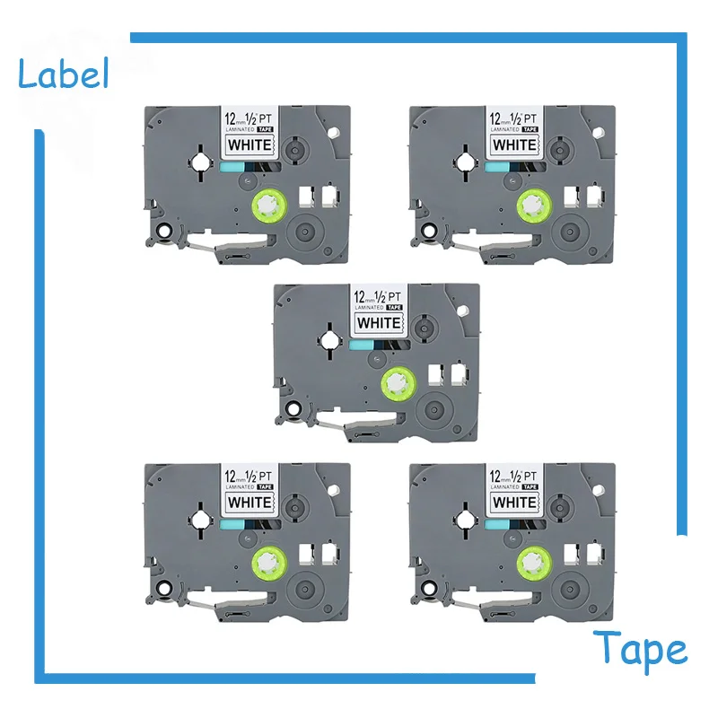 

Free shipping 20 pcs/lot tz tape 12mm tze231 compatible ptouch label tapes tz-231 labelling tapes