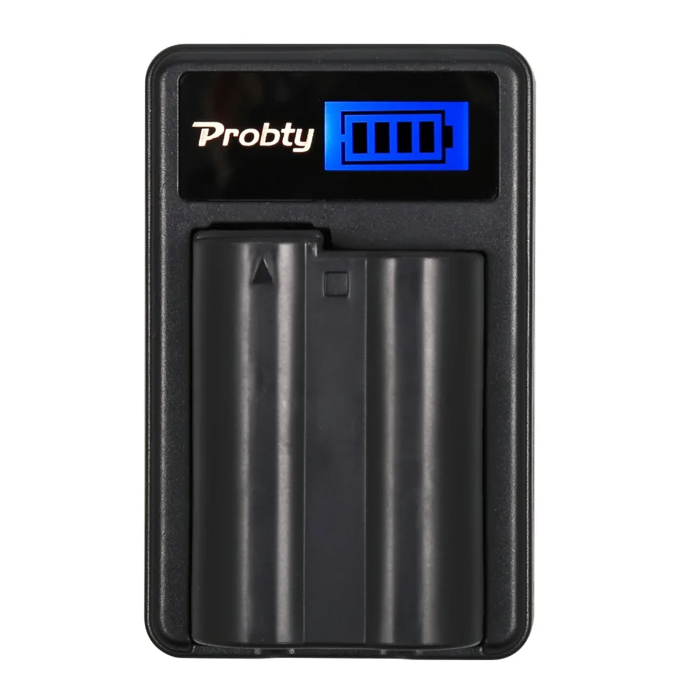 PROBTY EN-EL15 ENEL15 الرقمية بطارية + LCD شاحن يو اس بي لنيكون D600 D610 D600E D800 D800E D810 D7000 D7100 d750 V1 MH-25