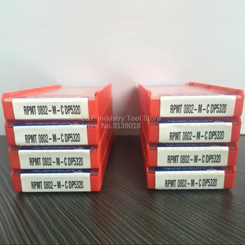 Nieuwe Echt Duracard RPMT0802-M-C DP5320 TT9080 Carbide Inserts Rpmt 0802 M-C DP5320 Cnc Draaien Tool