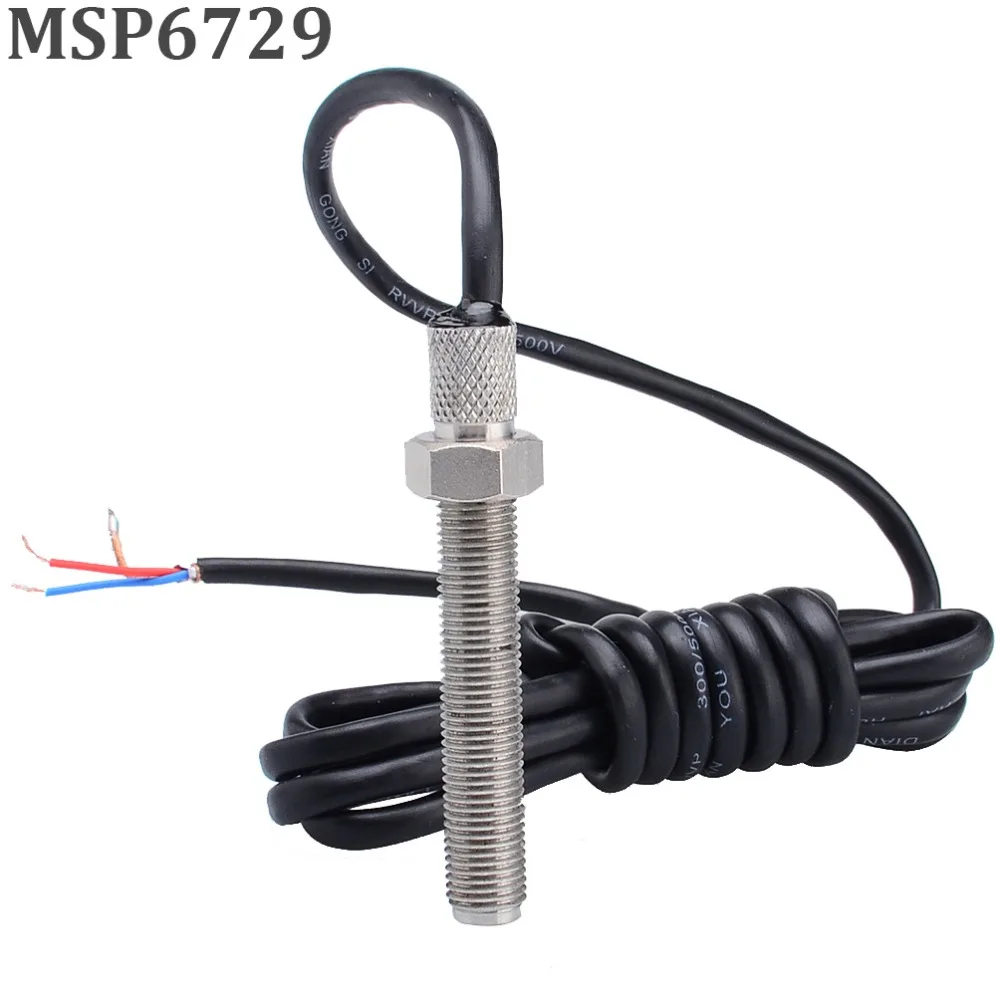 New MSP6729 Diesel Engine RPM Magnetic Pickup MPU Generator Speed Sensor Rotational Speed Sensor RPM for Generator Set