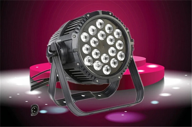 

10 pieces outdoor par led rgbw 18x10w 4 in 1 led par can ip65 waterproof led par light led par rgbw