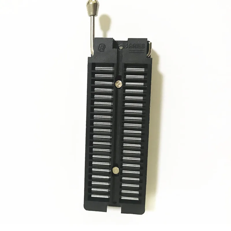 40P ZIF locking pin socket 40P programming adapter IC test connector ZIP IC Test Tester Board Socket Free shipping wire connecto