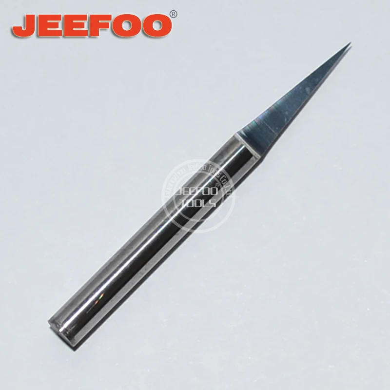 3.175*10Degree*0.1 Flat Bottom V Shape CNC Router Tools/Engraving Bit/ Cutting Bits/Carving Tools